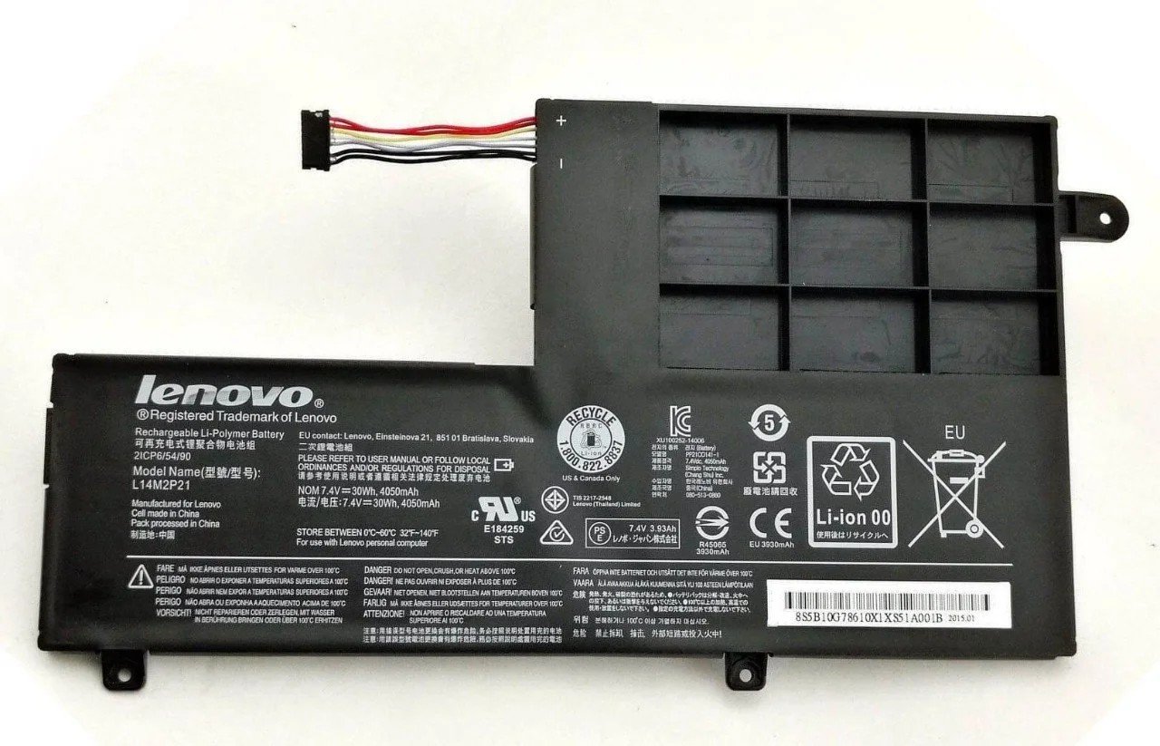 Batterie Lenovo L14L2P21, L14M2P21, 5B10M52816